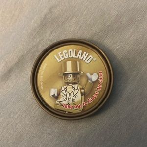 Rare Mr. Gold Legoland PopBadge